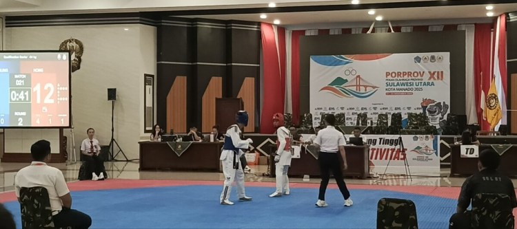 Manado Kuasai Poomse dan Kyorugi Putri Porprov Sulut 2025 Cabor Taekwondo 