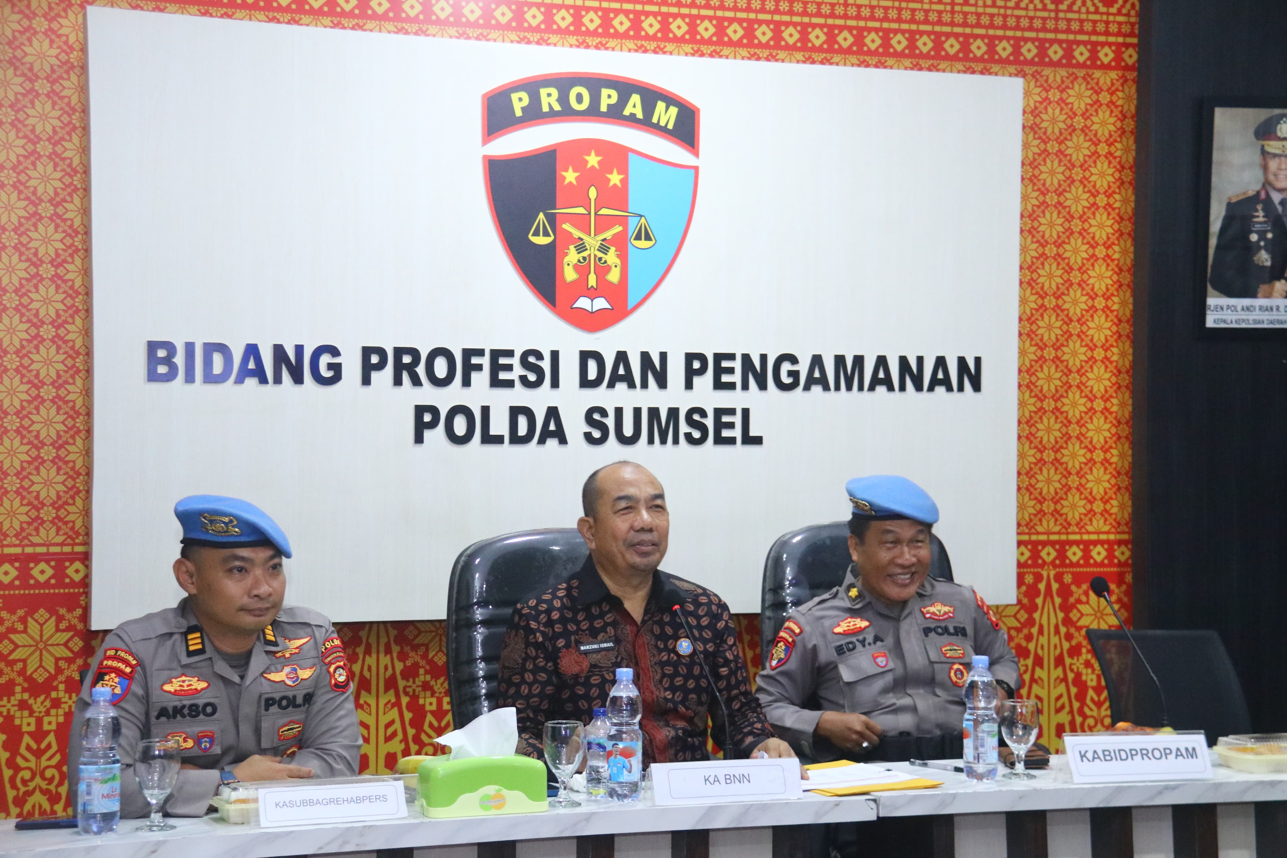 BidPropam Polda Sumsel Laksanakan Pembinaan Personel Pelanggar Disiplin dan Kode Etik