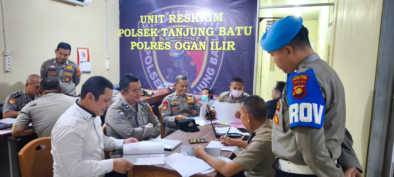 Tingkatkan Akuntabilitas Anggaran, Polsek Muara Kuang Ikuti Supervisi Bagren Polres Ogan Ilir