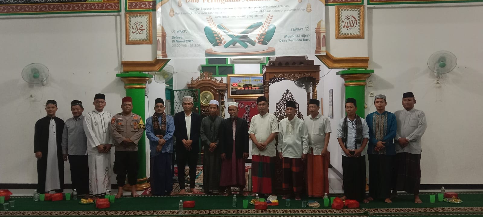 Safari Ramadhon Pemerintah  Prioritaskan Bersama Masyarakat, Hadiri  di Desa Permata Baru