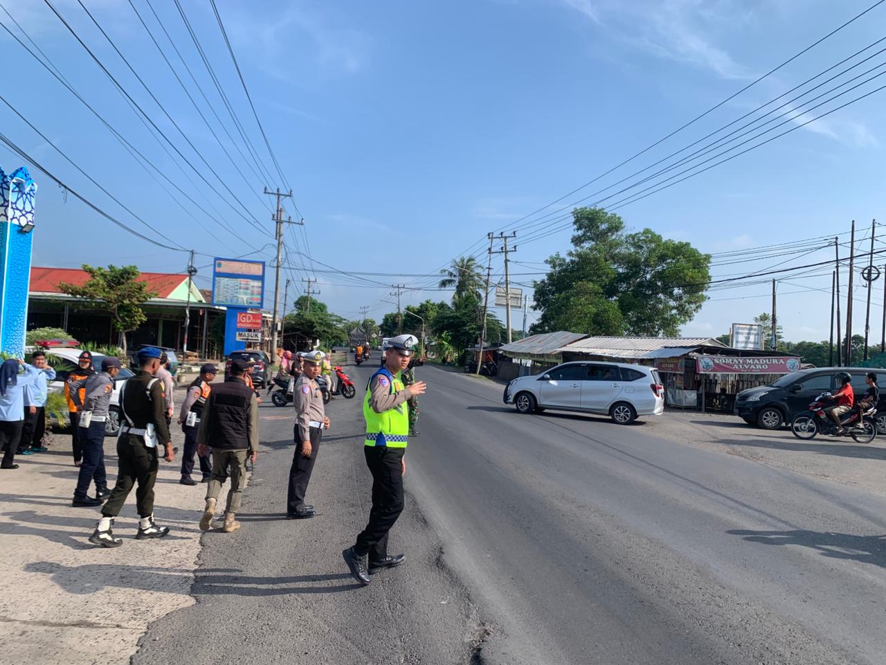 Pamatwil Operasi Ketupat Musi 2026 Cek Kesiapan Pos Pengamanan di Sakatiga