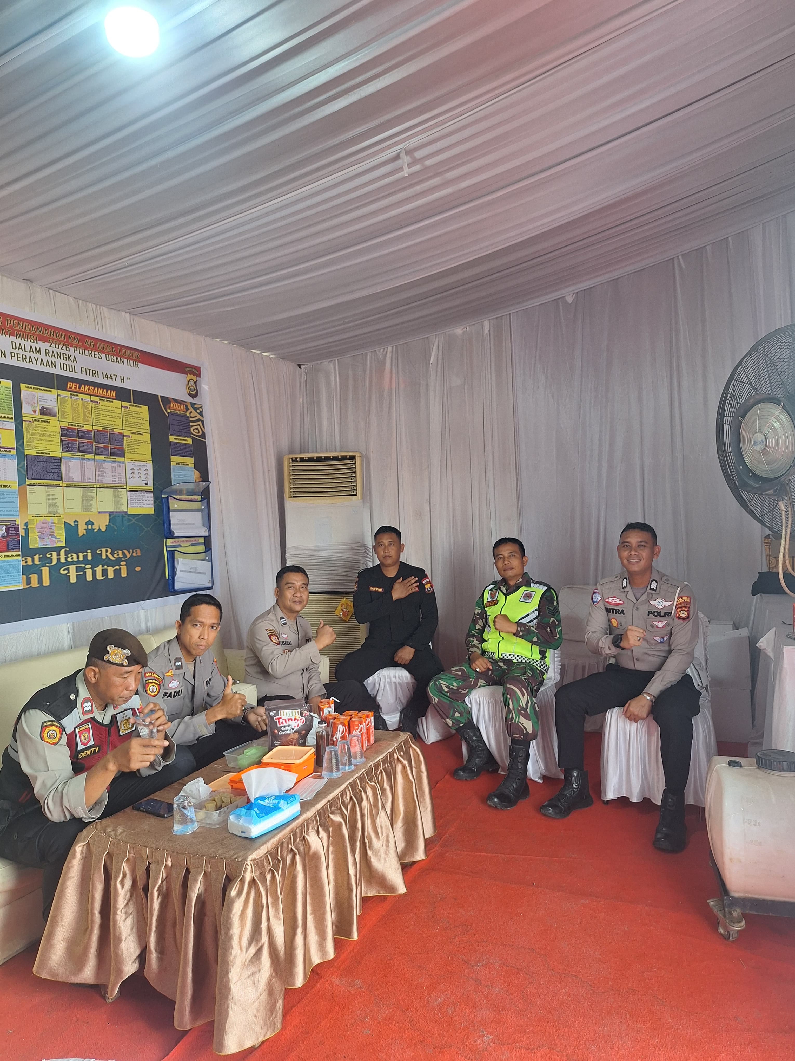 Wujudkan Mudik Lancar Dan Kondusif, Personil DiPos Pam Lorok Rutinkan Gatur Lantas