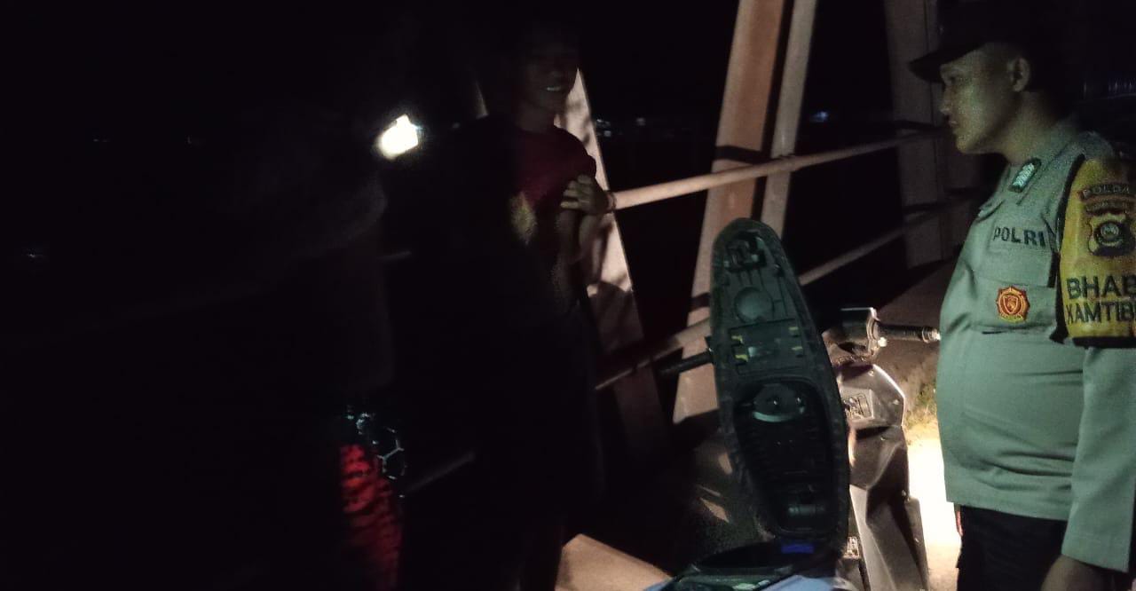 ANTISIPASI KEJAHATAN 3C, POLSEK MUARA KUANG TINGKATKAN PATROLI SELAMA LIBUR IDUL FITRI